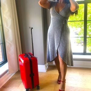 Caution To The Wind Wrap Dress